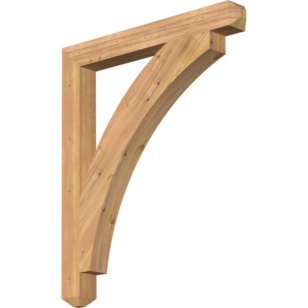 Thorton Craftsman Smooth Bracket, Western Red Cedar, 3 1/2W X 32D X 38H